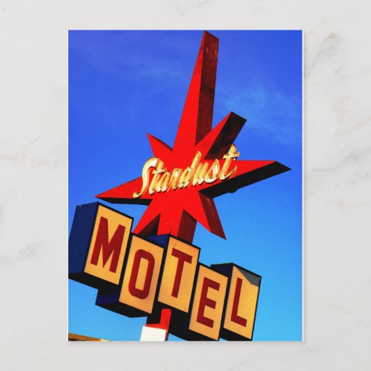 Stardust Motel Briefkaart (Voorkant)