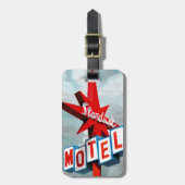 Stardust Motel Sign Bagagelabel (Voorkant verticaal)