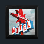 Stardust Motel Sign Cadeaudoosje<br><div class="desc">Stardust Motel Sign Artist: Naomi McCavitt</div>