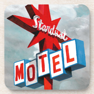 Stardust Motel Sign Drankjes Onderzetter