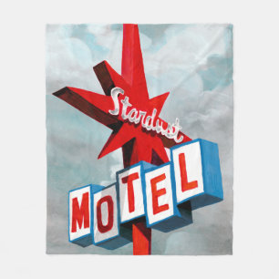 Stardust Motel Sign Fleece Deken