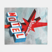 Stardust Motel Sign Fleece Deken (Voorkant (Horizontaal))
