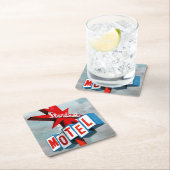 Stardust Motel Sign Kartonnen Onderzetters (Insitu)