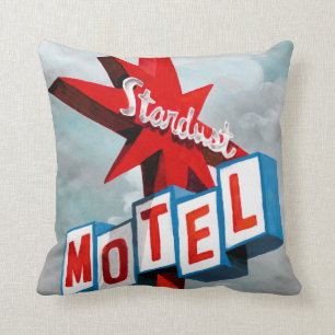 Stardust Motel Sign Kussen