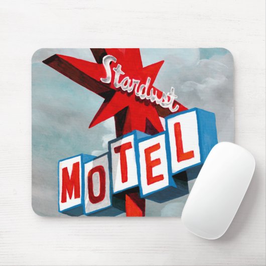 Stardust Motel Sign Muismat (Met muis)