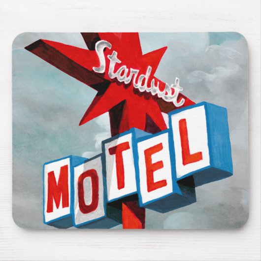 Stardust Motel Sign Muismat (Voorkant)