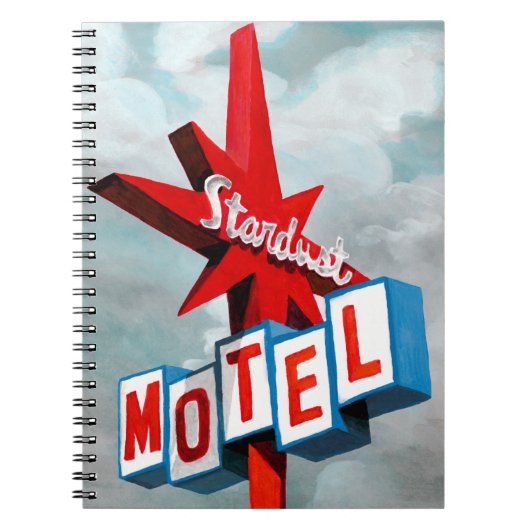 Stardust Motel Sign Notitieboek (Voorkant)