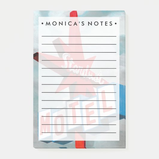 Stardust Motel Sign Post-it® Notes (Voorkant)
