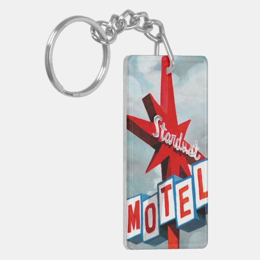 Stardust Motel Sign Sleutelhanger (Voorkant Links)