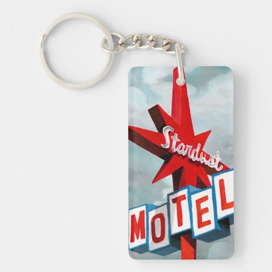 Stardust Motel Sign Sleutelhanger (Voorkant)
