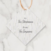 Stardust New Years Cheers Bedankjes Labels (Achterkant)