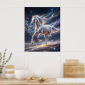 Stardust Paard Kosmische Beweging Poster (Keuken)