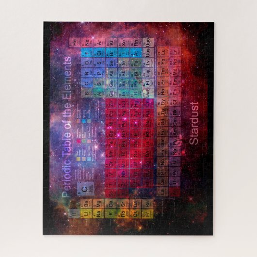 Stardust Periodic Table Legpuzzel (Verticaal)