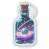 Stardust Potion Sticker: magisch en hemels ontwerp Sticker (Voorkant)