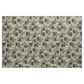 Stardust Retro Geometric Black en White Stof (Fat Quarter)