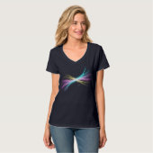 Stardust Trails - Cosmic Dames V-hals T-shirt | (Voorkant volledig)