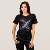 Stardust Trails Triblend T-shirt voor dames (Voorkant volledig)