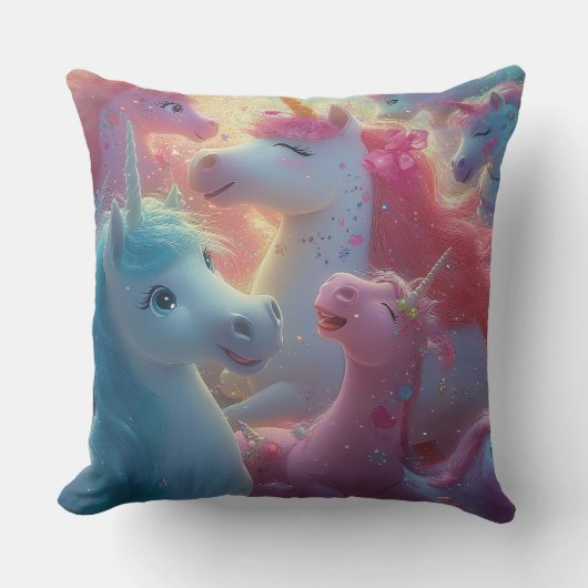 Stardust Unicorn Gala Kussen (Voorkant)