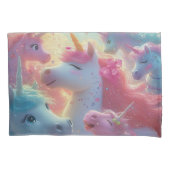 Stardust Unicorn Gala Kussensloop (Voorkant)