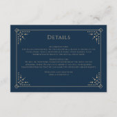 Stardust Wedding Informatiekaartje (Voorkant)