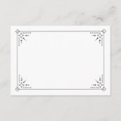 Stardust Wedding Informatiekaartje (Achterkant)