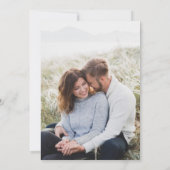 Stardust Wedding Photo Save the Date (Achterkant)