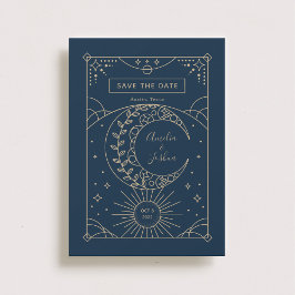 Stardust Wedding Photo Save the Date