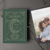 Stardust Wedding Photo Save the Date