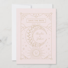 Stardust Wedding Photo Save the Date