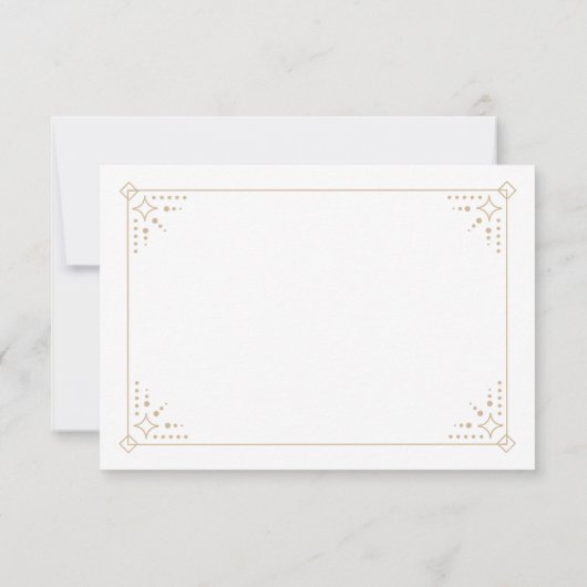 Stardust Wedding RSVP-kaart RSVP Kaartje (Achterkant)
