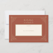 Stardust Wedding RSVP-kaart RSVP Kaartje (Voorkant)