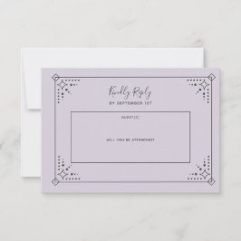 Stardust Wedding RSVP-kaart RSVP Kaartje