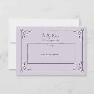 Stardust Wedding RSVP-kaart RSVP Kaartje