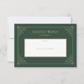 Stardust Wedding RSVP-kaart RSVP Kaartje (Voorkant)