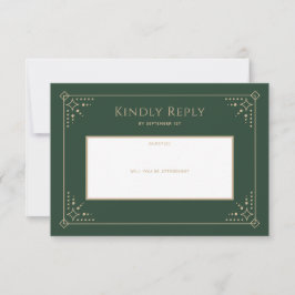 Stardust Wedding RSVP-kaart RSVP Kaartje