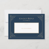 Stardust Wedding RSVP-kaart RSVP Kaartje (Voorkant)
