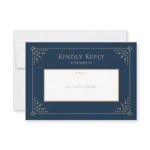 Stardust Wedding RSVP-kaart