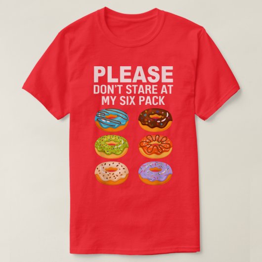 Stare Donuts Grapic Si Pack Funny Wor T-shirt (Design voorkant)