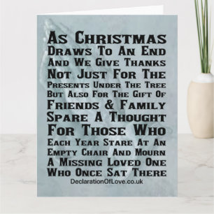 Staren naar een lege stoel kaart