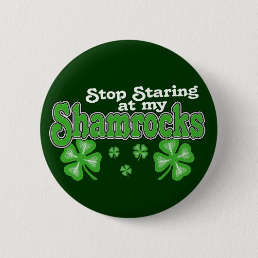 Starend op de Shamrocks Button (Voorkant)