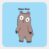 Starende Beer Sticker (Voorkant)