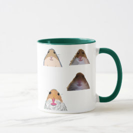 Starende Hamster Grappige Meme Mok Meme Set