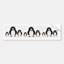 Starende Pinguïns Bumpersticker