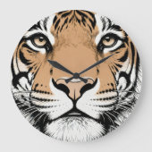 Starende Tijger Gezicht, Tijger Grote Klok (Voorkant)