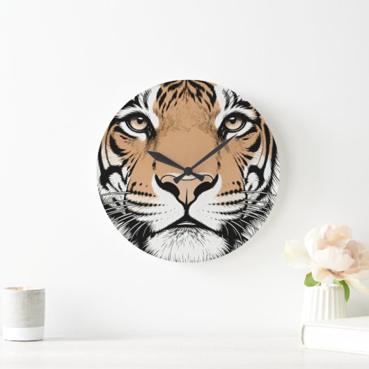 Starende Tijger Gezicht, Tijger Grote Klok (Huis)