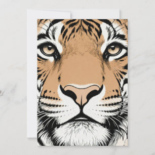 Starende Tijger Gezicht, Tijger Kaart