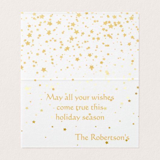 Starfall Holiday Kaart (Binnenkant ongevouwen)