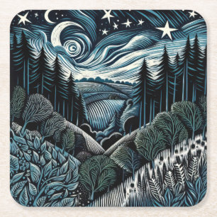 Starfall Kartonnen Onderzetters