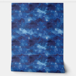 Starfall Saffier Wolken Behang Decor