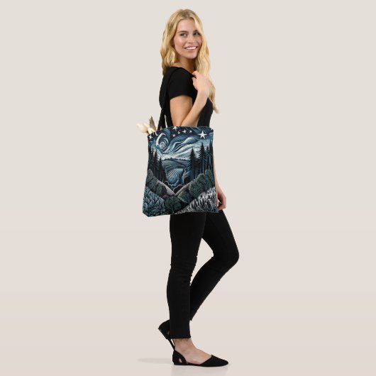 Starfall Tote Bag (Op model)